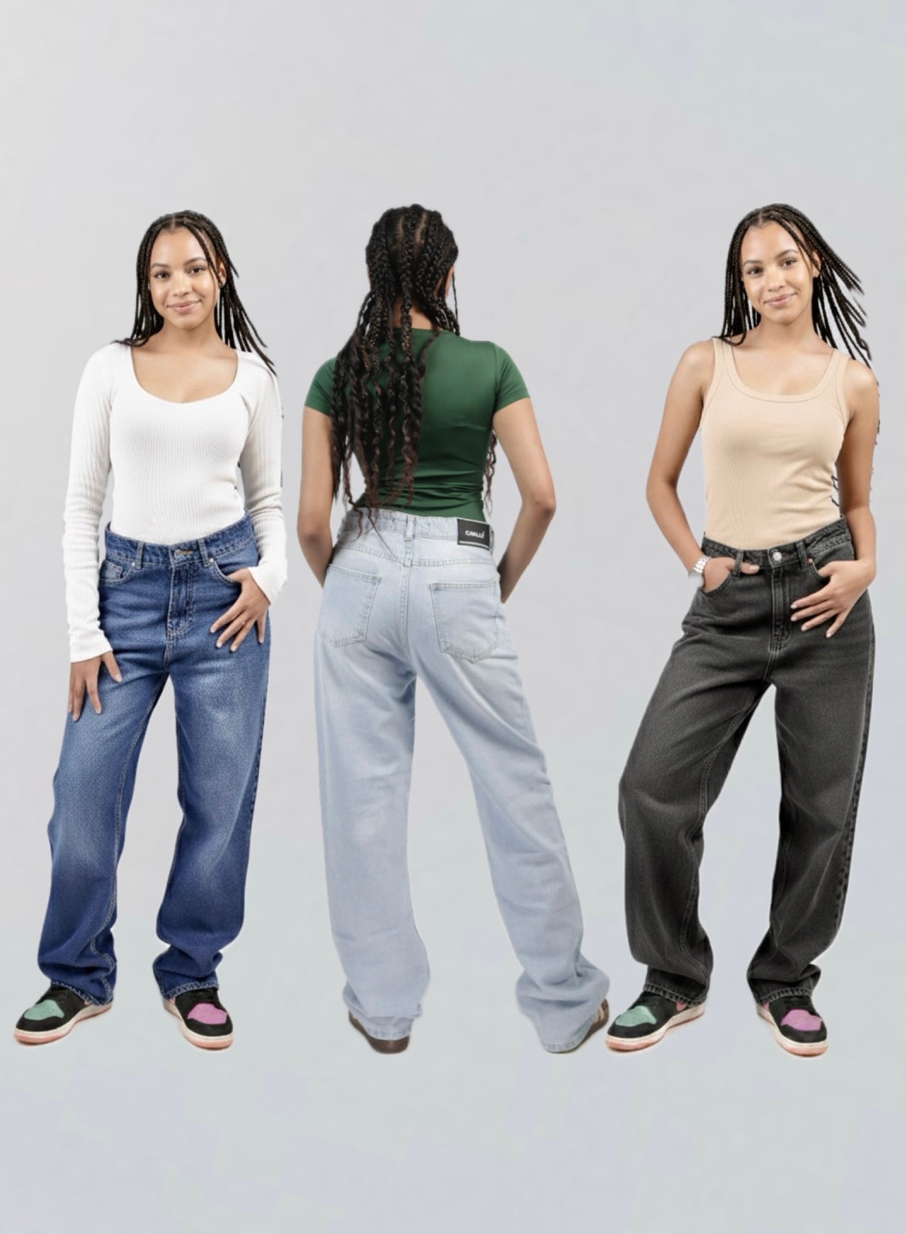 Straight Fit Jeans - CAVALLY