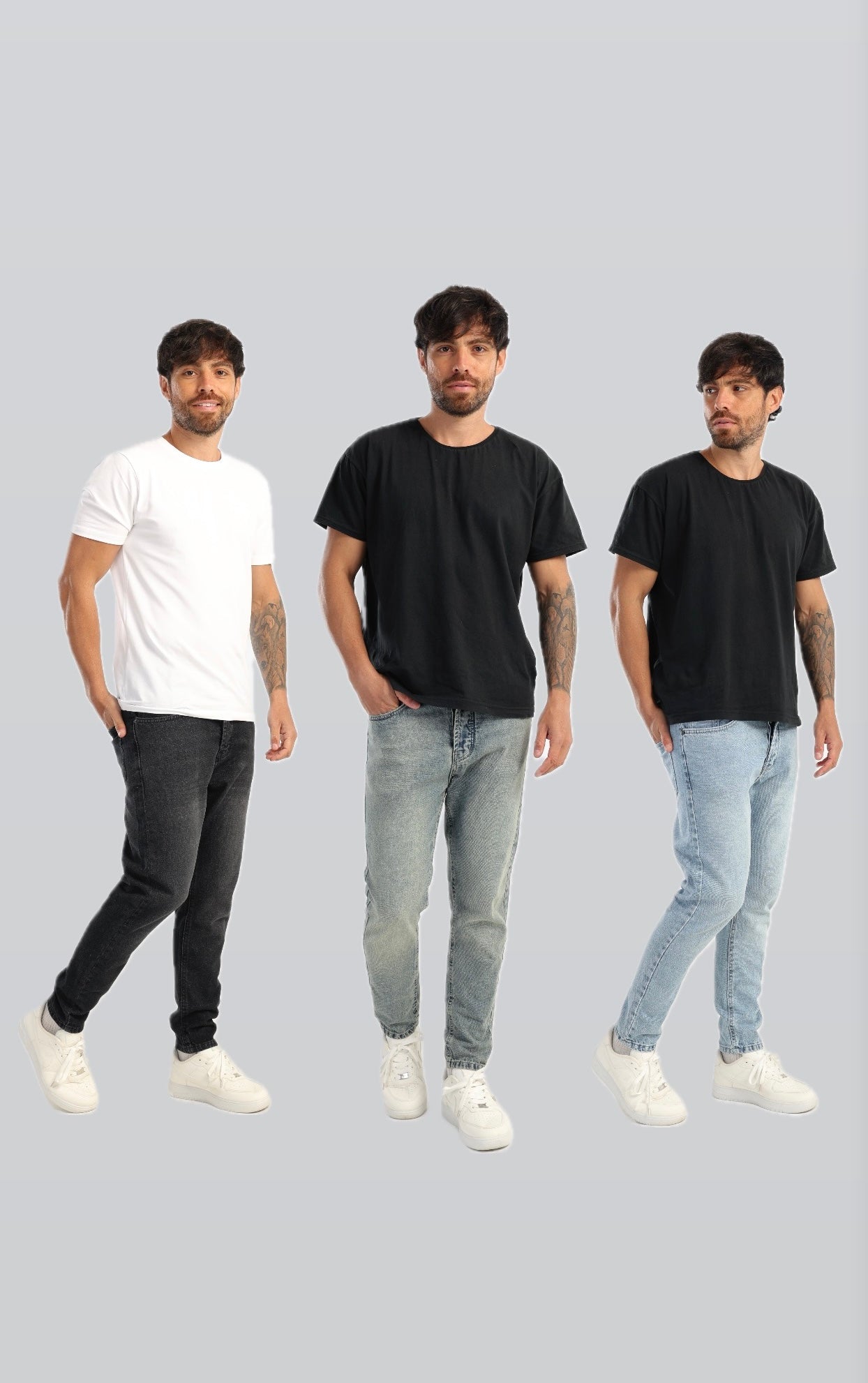 Cropped Fit Jeans - CAVALLY