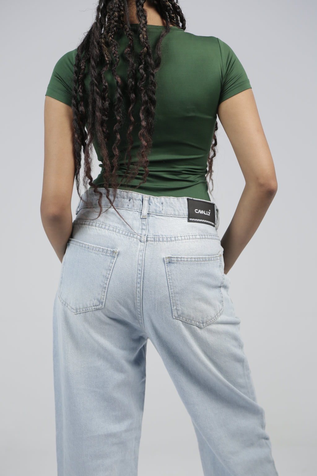 CAVALLY STRAIGHT FIT JEANS - Fluffy Light Blue