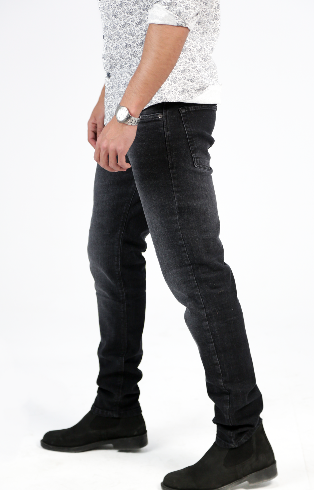 CAVALLY SLIM FIT - WASHED BLACK