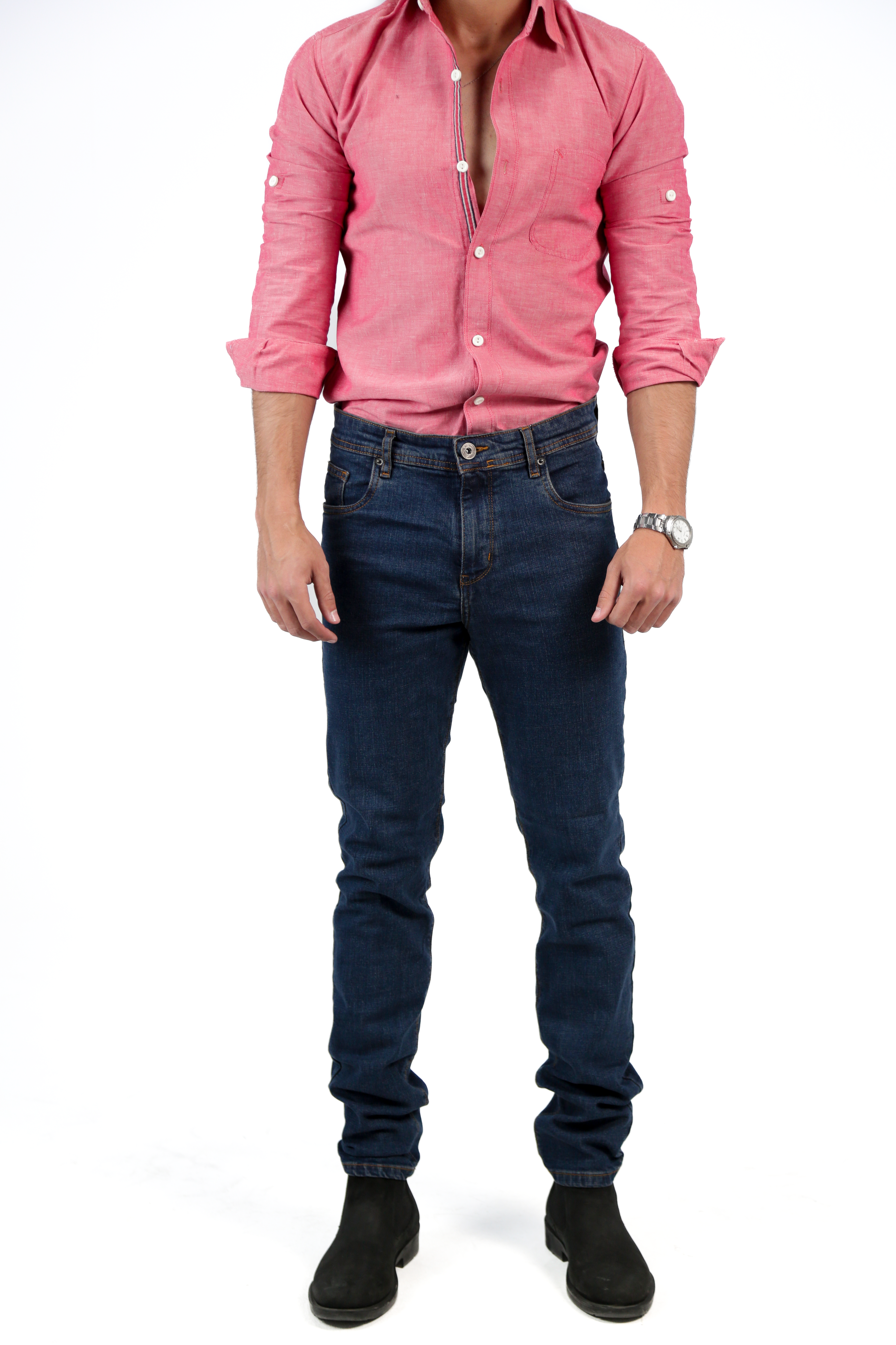 CAVALLY SLIM FIT JEANS - DIRTY DARK BLUE