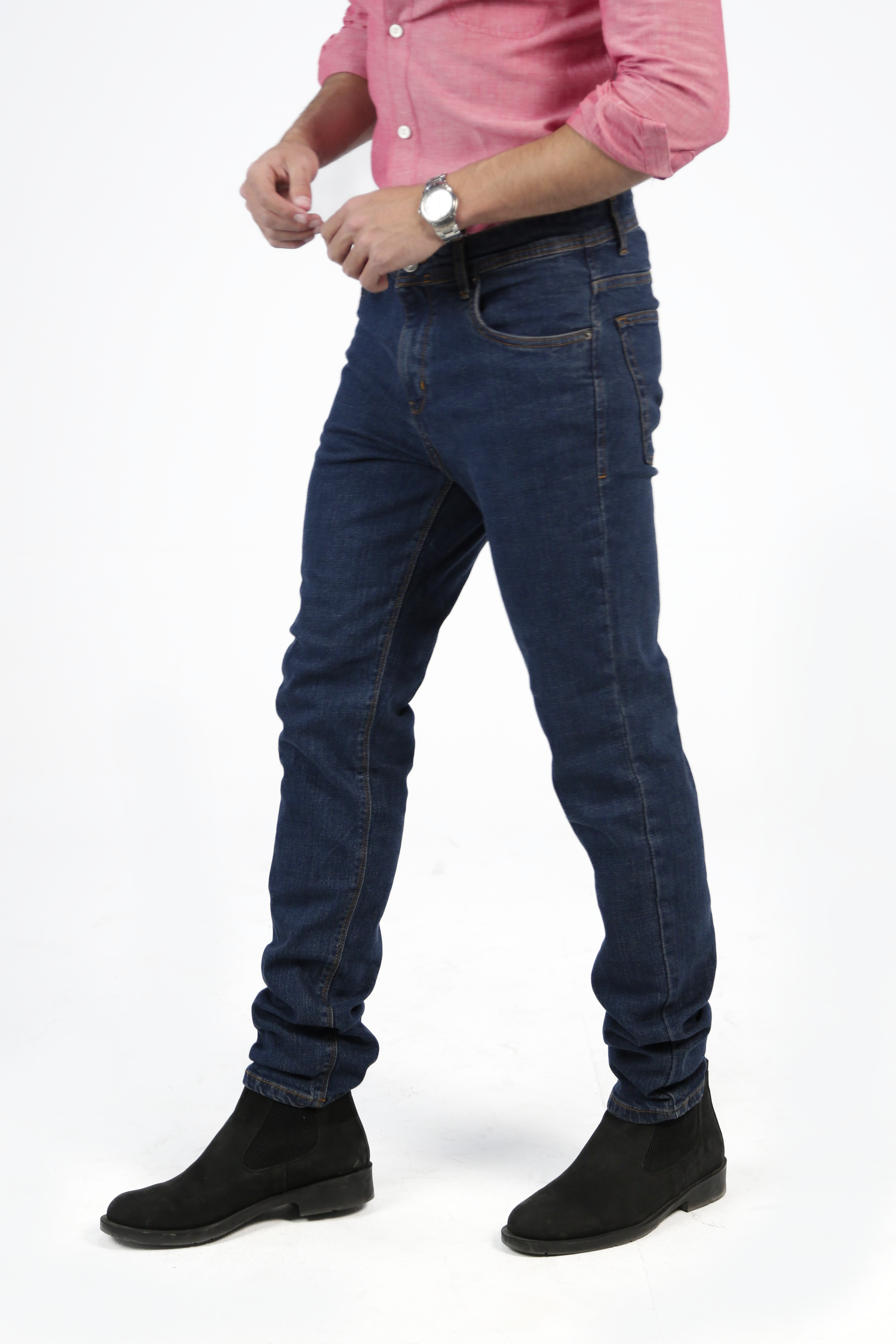 CAVALLY SLIM FIT JEANS - DIRTY DARK BLUE