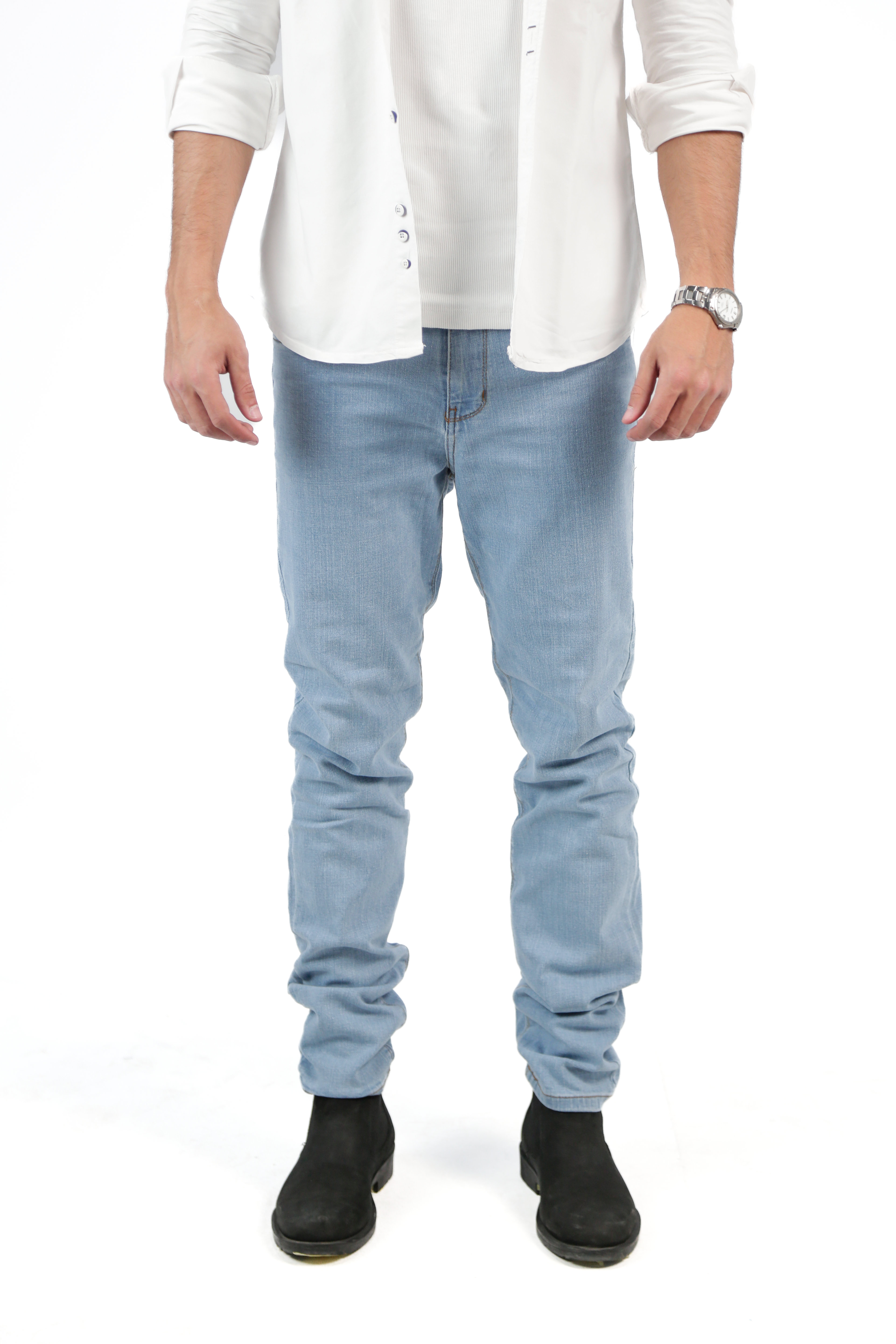 CAVALLY SLIM FIT JEANS - ICE BLUE