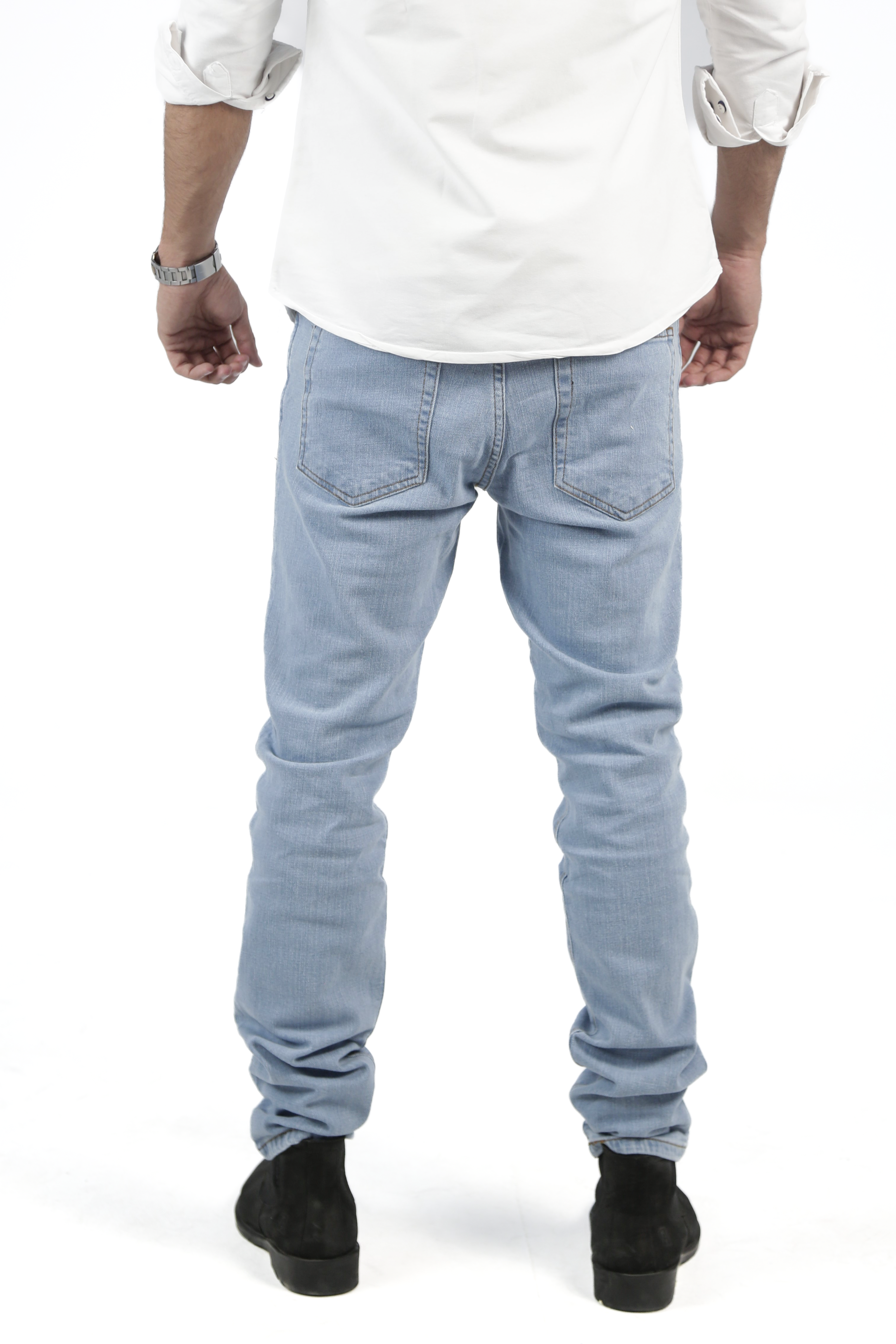 CAVALLY SLIM FIT JEANS - ICE BLUE