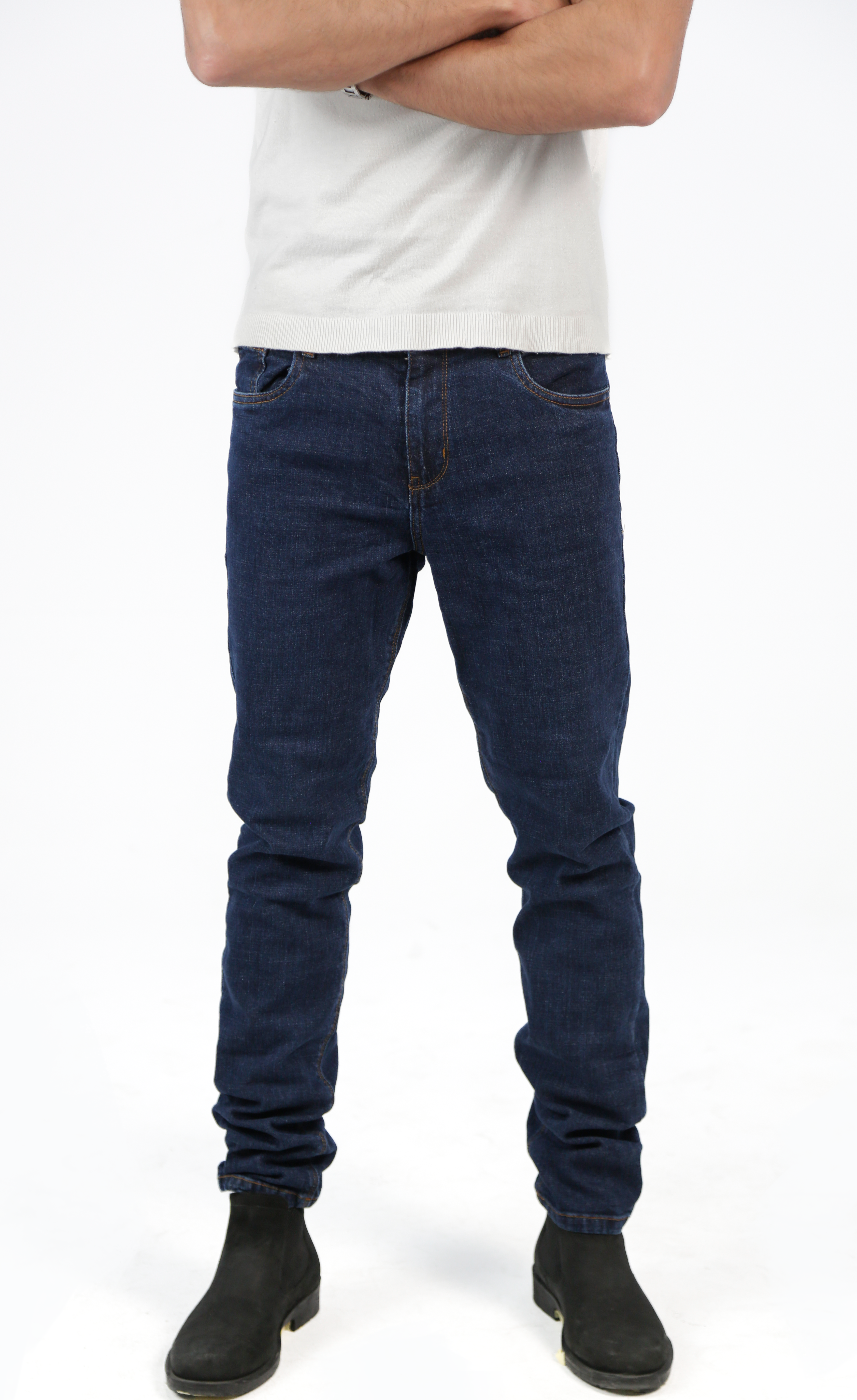 CAVALLY SLIM FIT JEANS - DARK BLUE