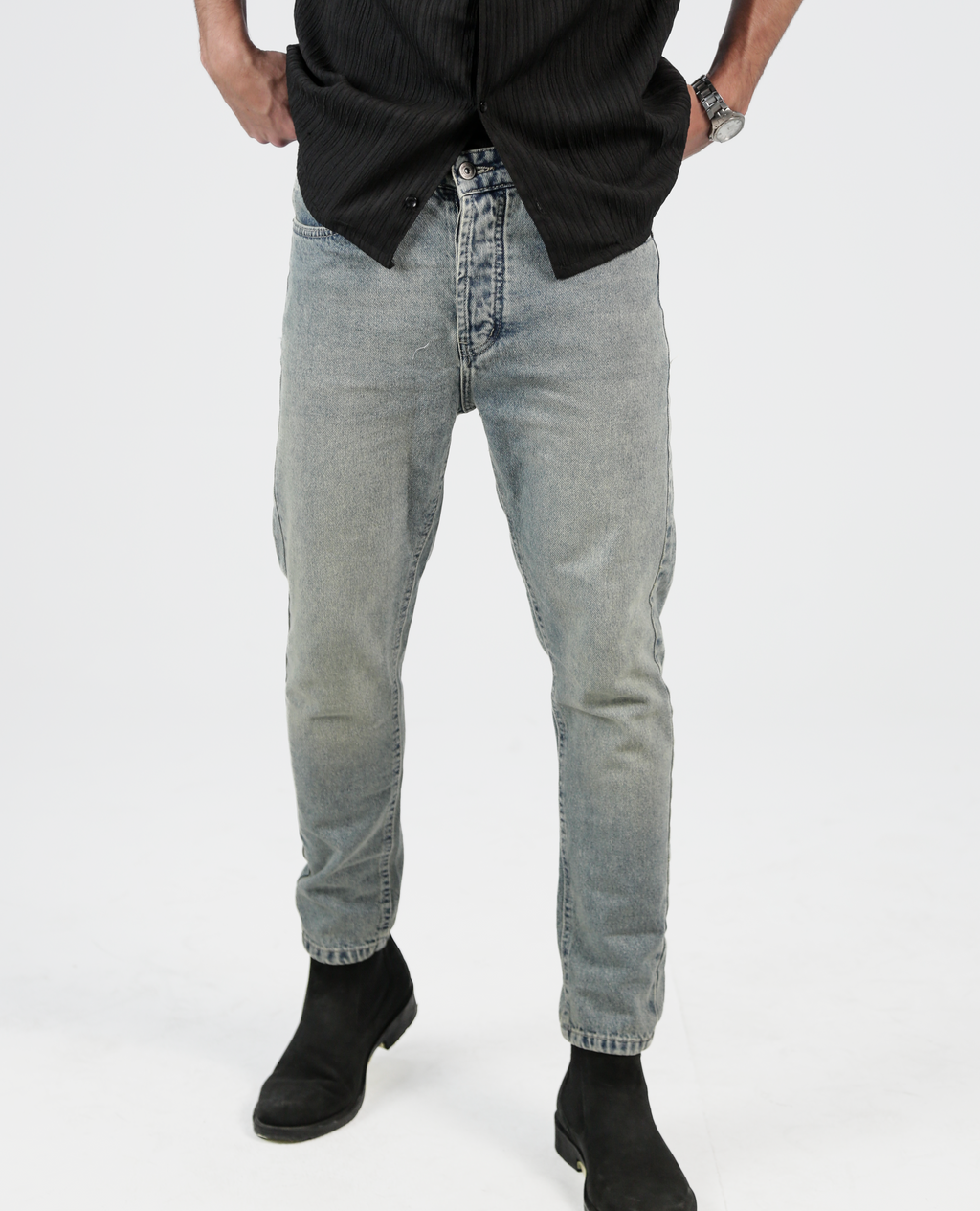 CAVALLY CROPPED FIT - GREY