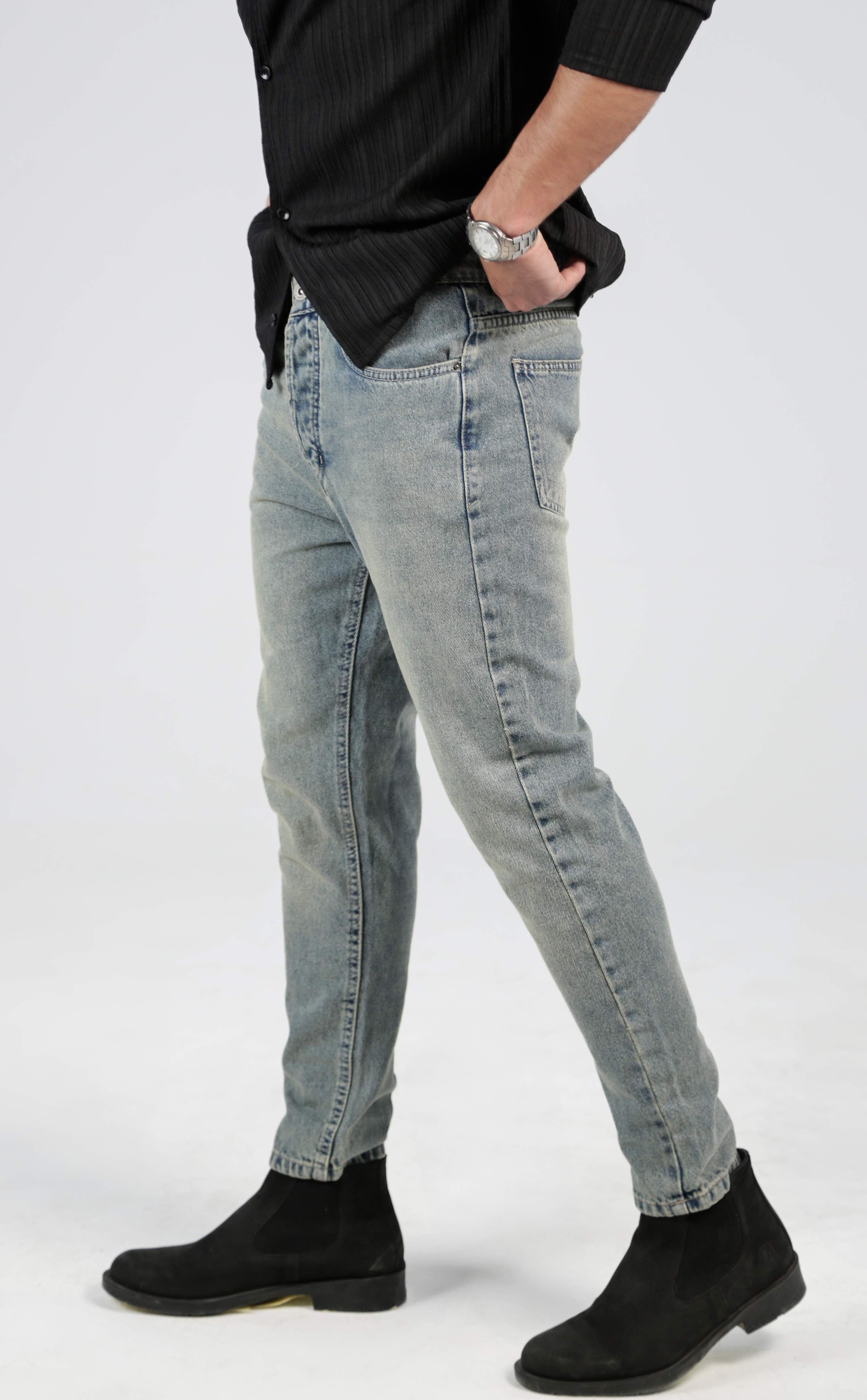 CAVALLY CROPPED FIT - GREY