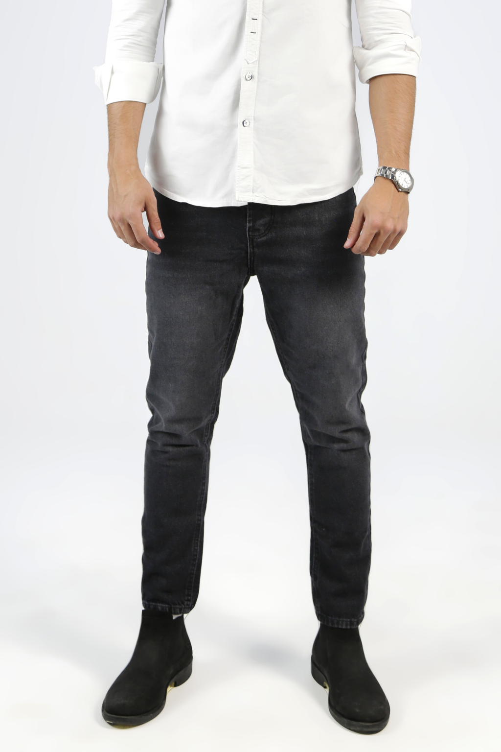 CAVALLY CROPPED FIT - WASHED BLACK