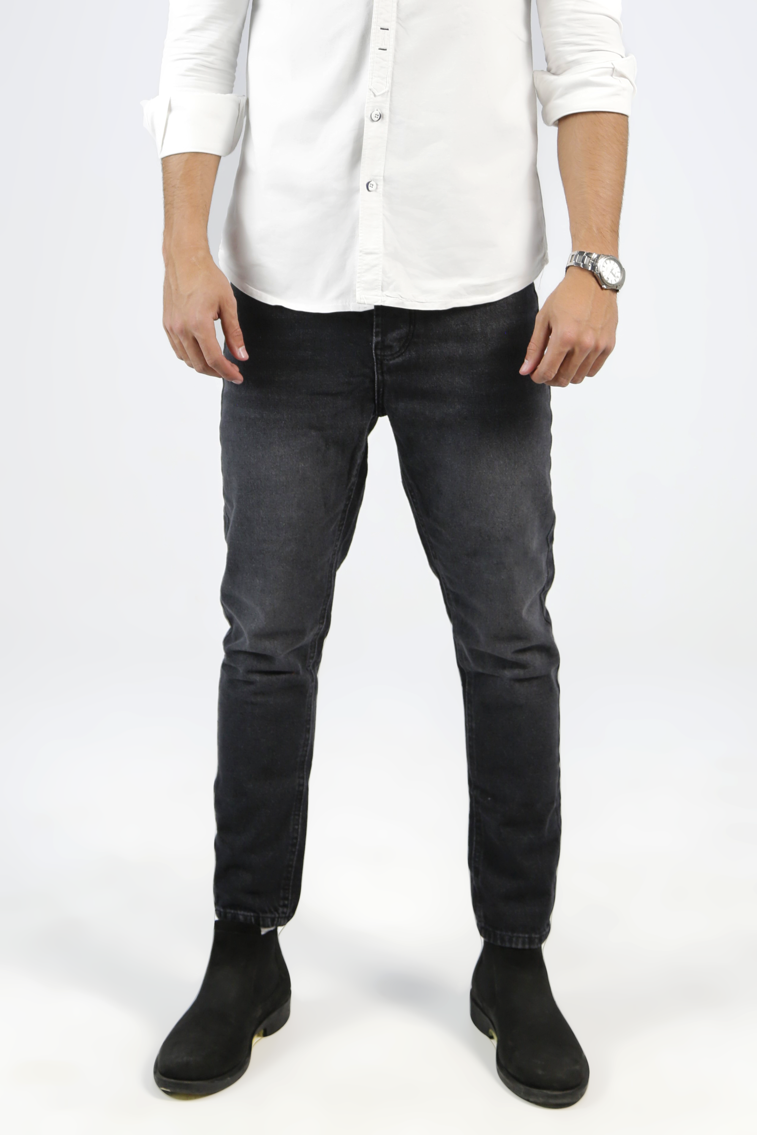 CAVALLY CROPPED FIT - WASHED BLACK