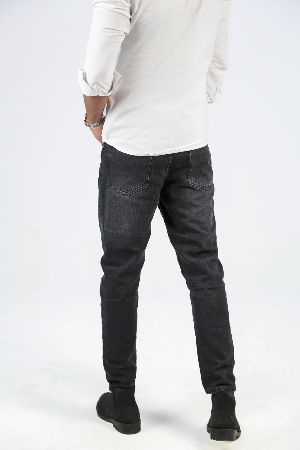 CAVALLY CROPPED FIT - WASHED BLACK