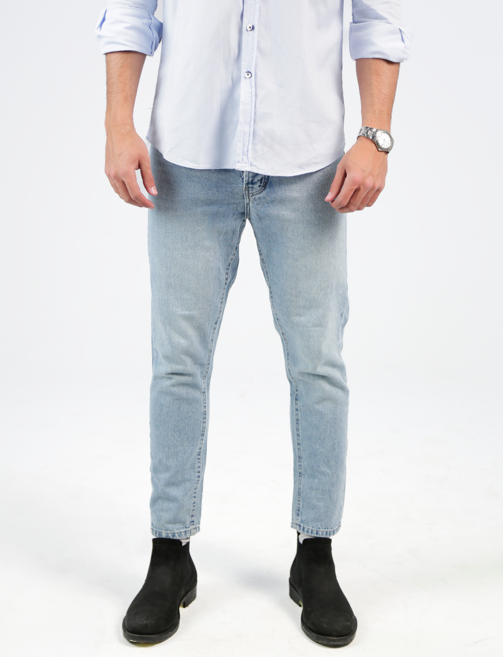 CAVALLY CROPPED FIT - LIGHT INDIGO