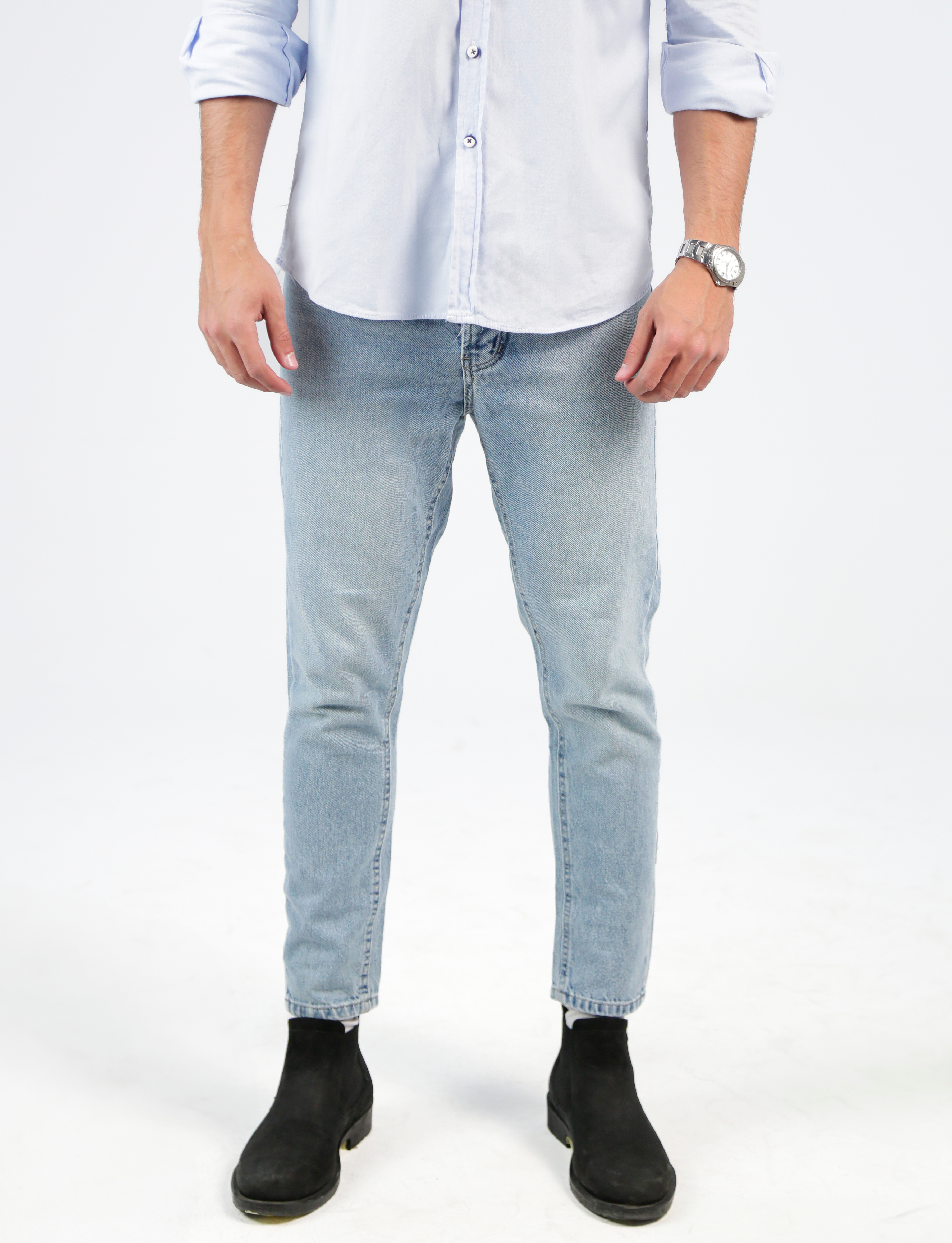 CAVALLY CROPPED FIT - LIGHT INDIGO