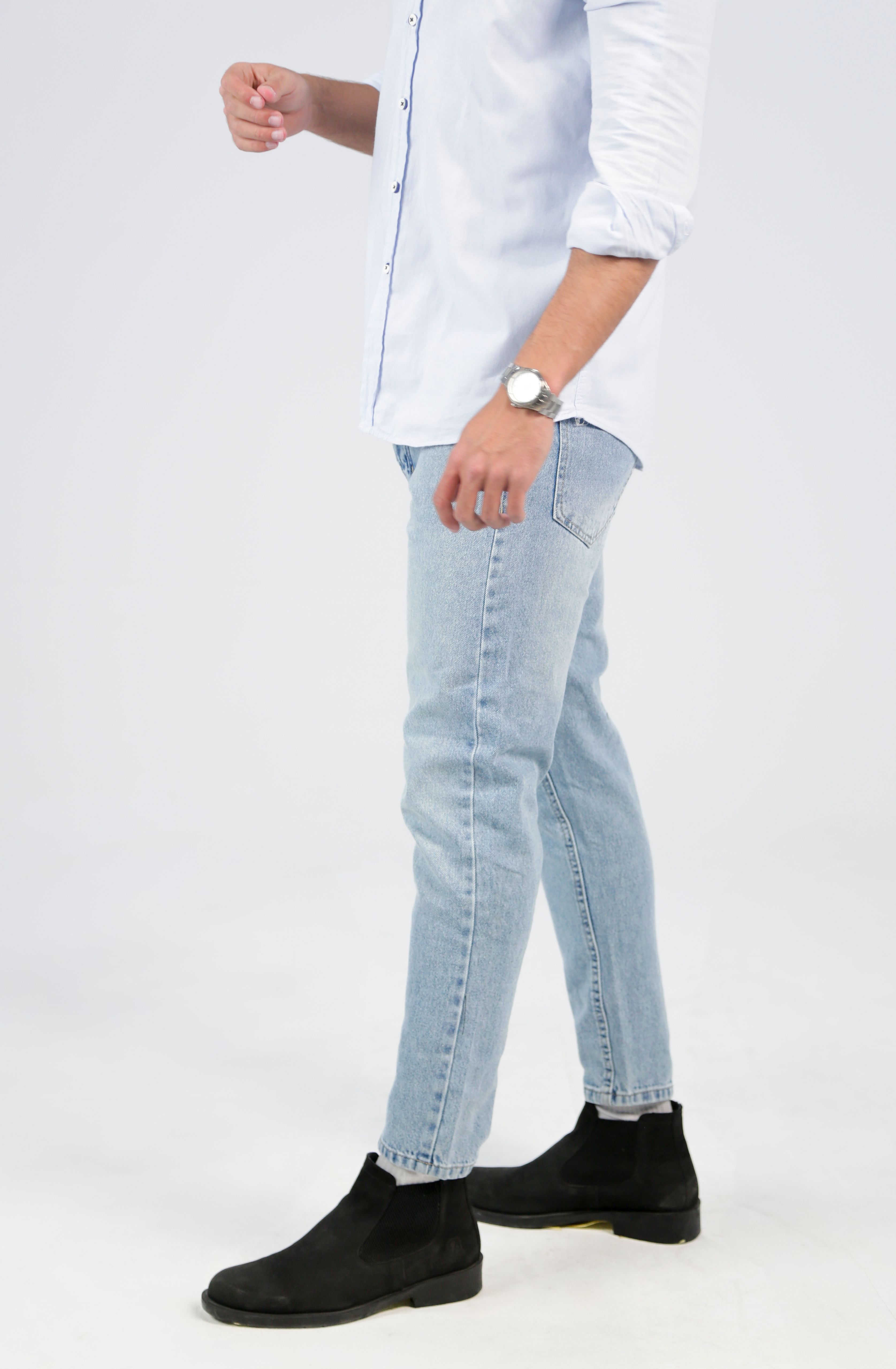 CAVALLY CROPPED FIT - LIGHT INDIGO