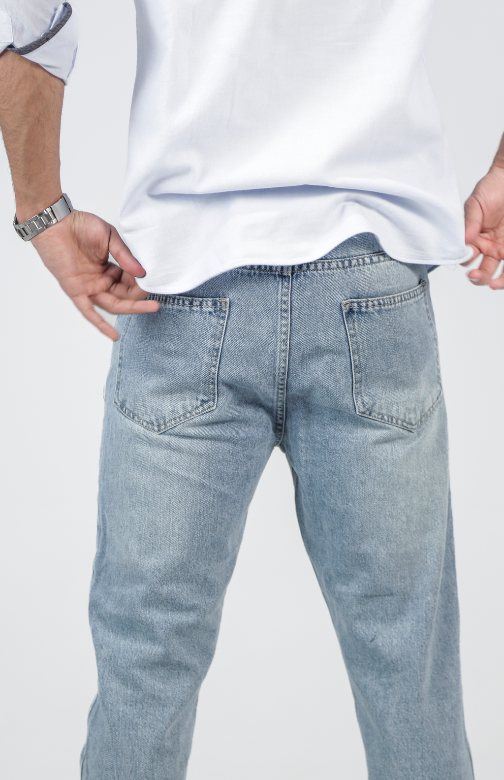 CAVALLY CROPPED FIT - LIGHT INDIGO
