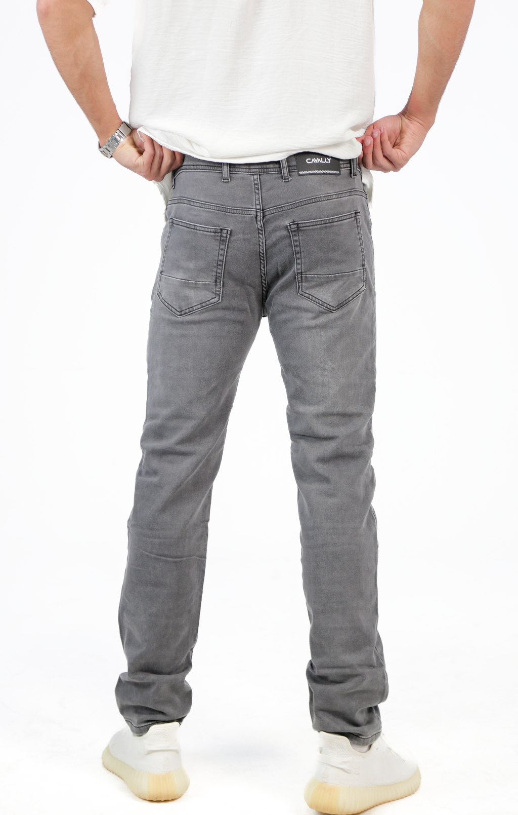 CAVALLY REGULAR FIT JEANS - ROCK GREY