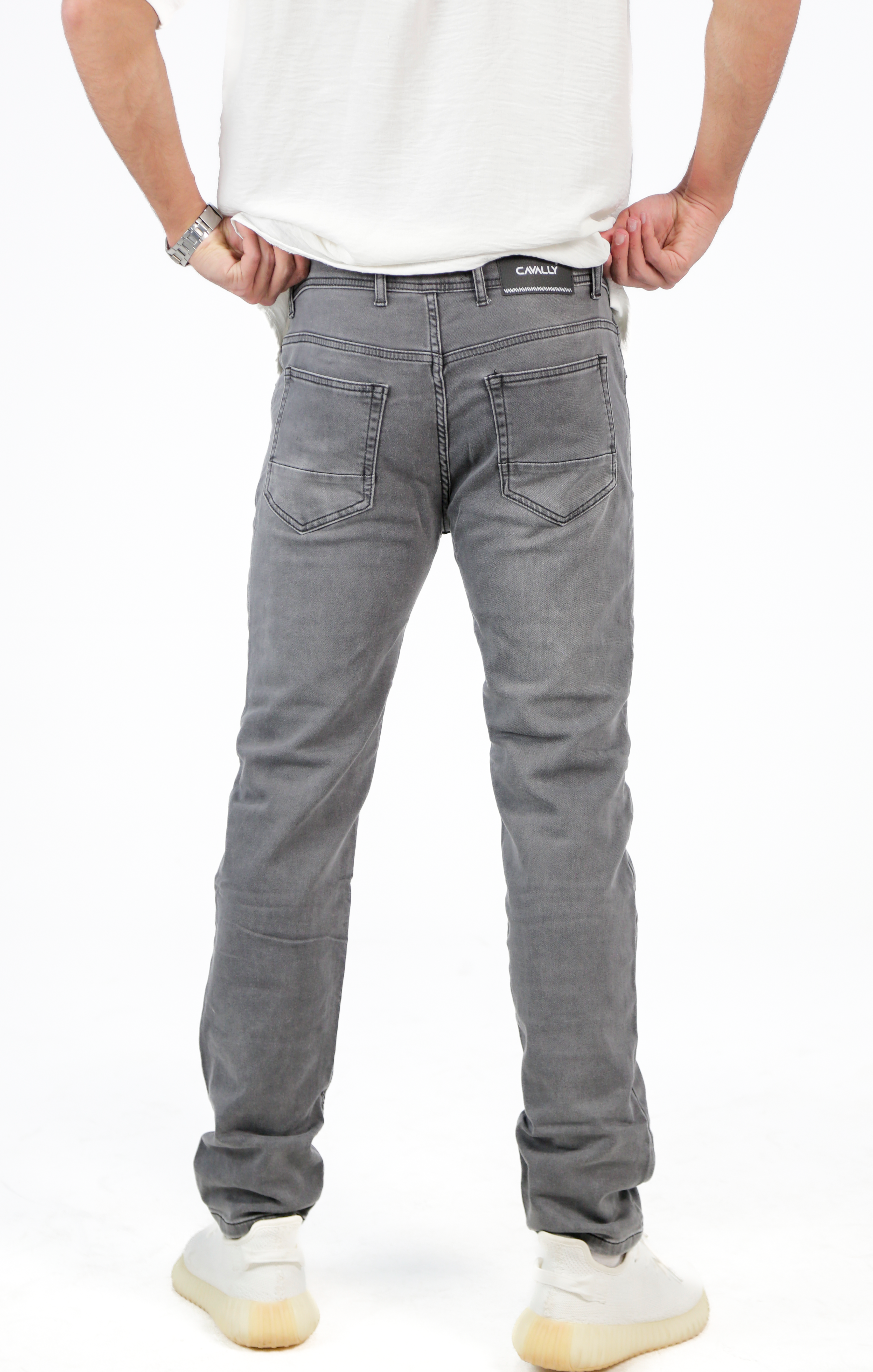 CAVALLY REGULAR FIT JEANS - ROCK GREY