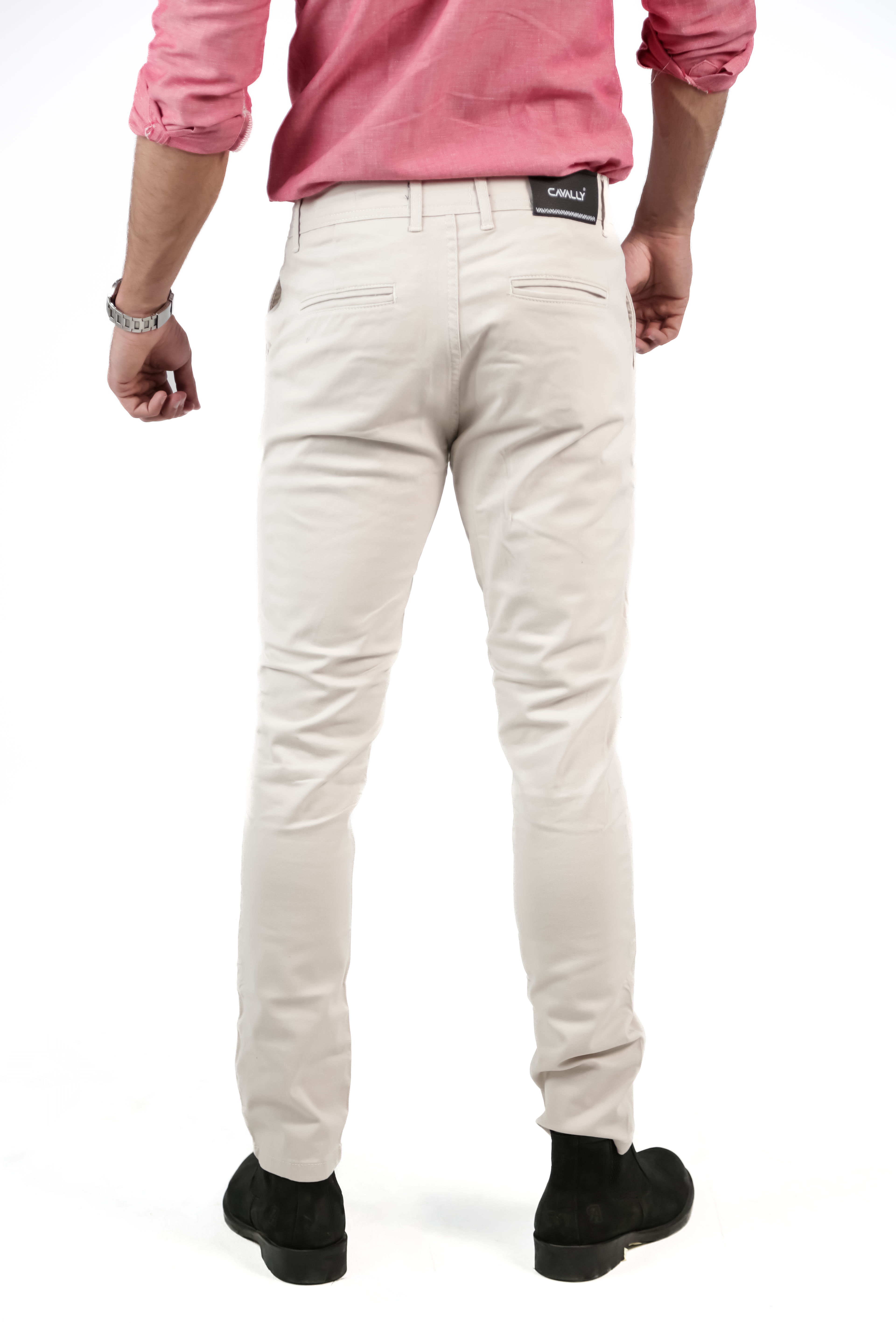 CAVALLY GABARDINE PANTS - OFF-WHITE