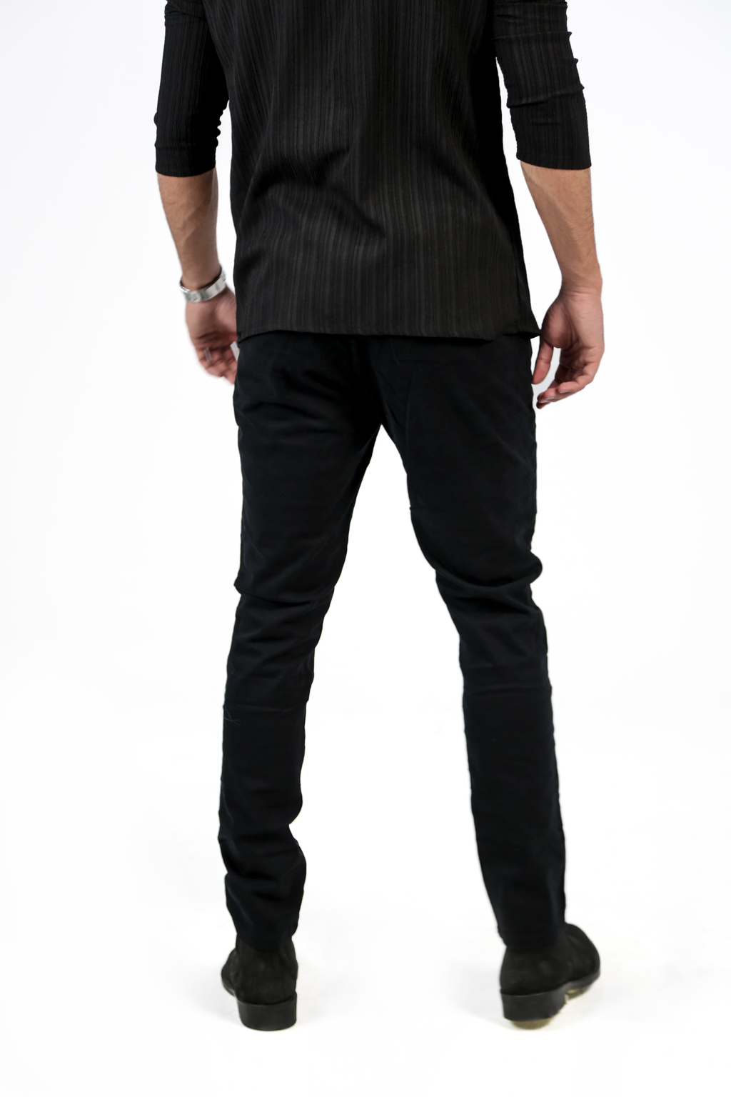 CAVALLY GABARDINE PANTS - BLACK