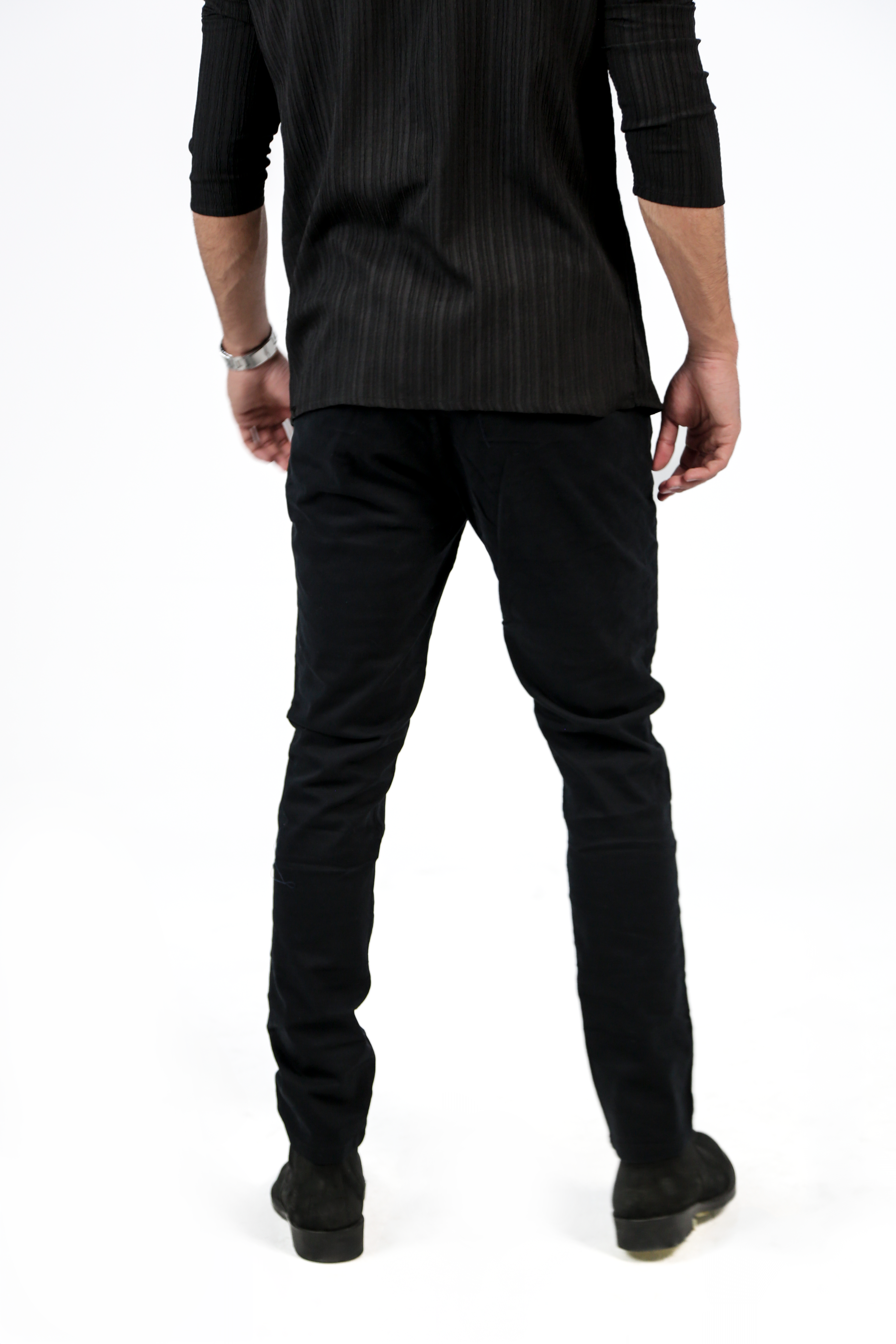 CAVALLY GABARDINE PANTS - BLACK