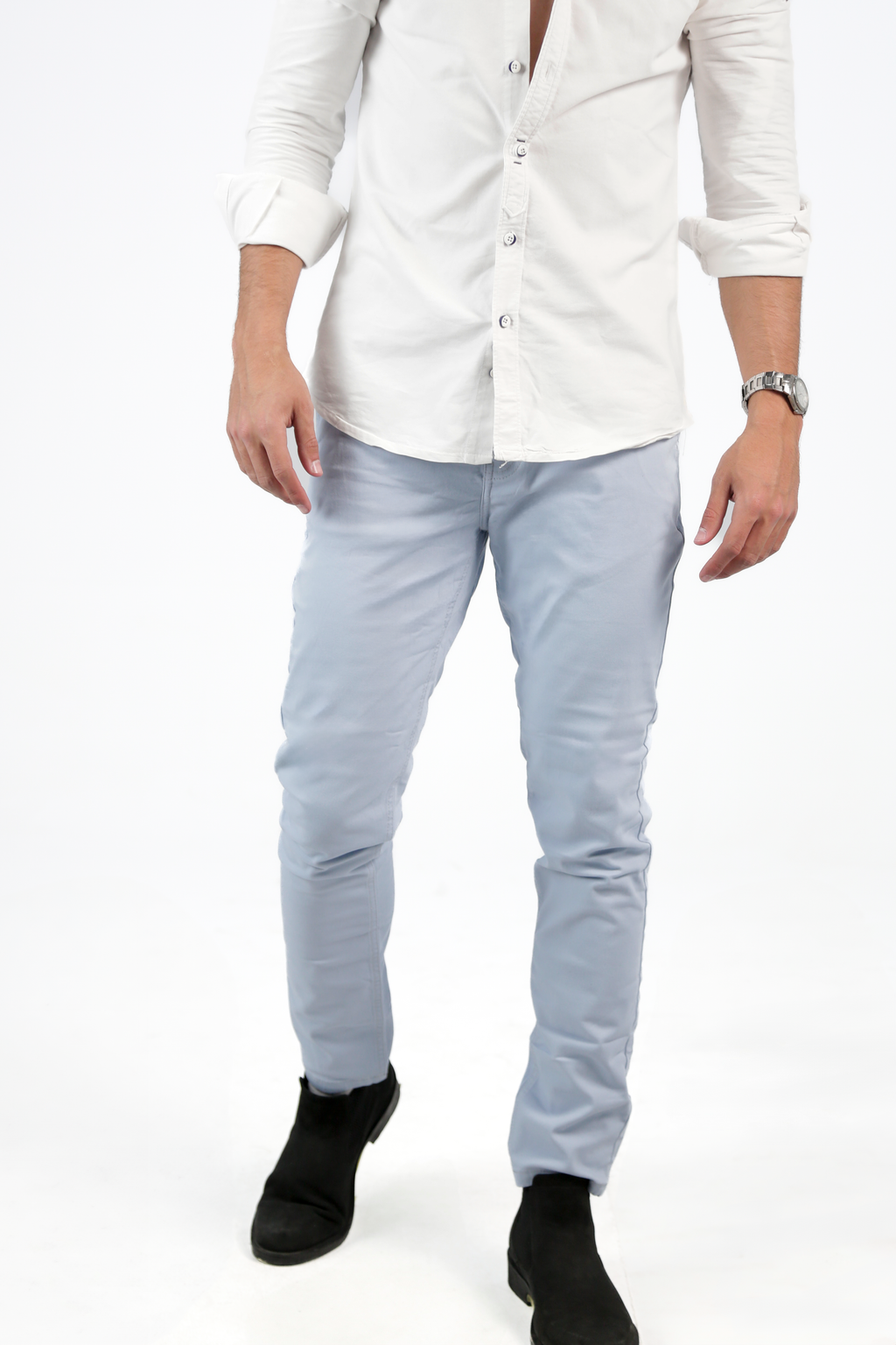 CAVALLY GABARDINE PANTS - BABY BLUE