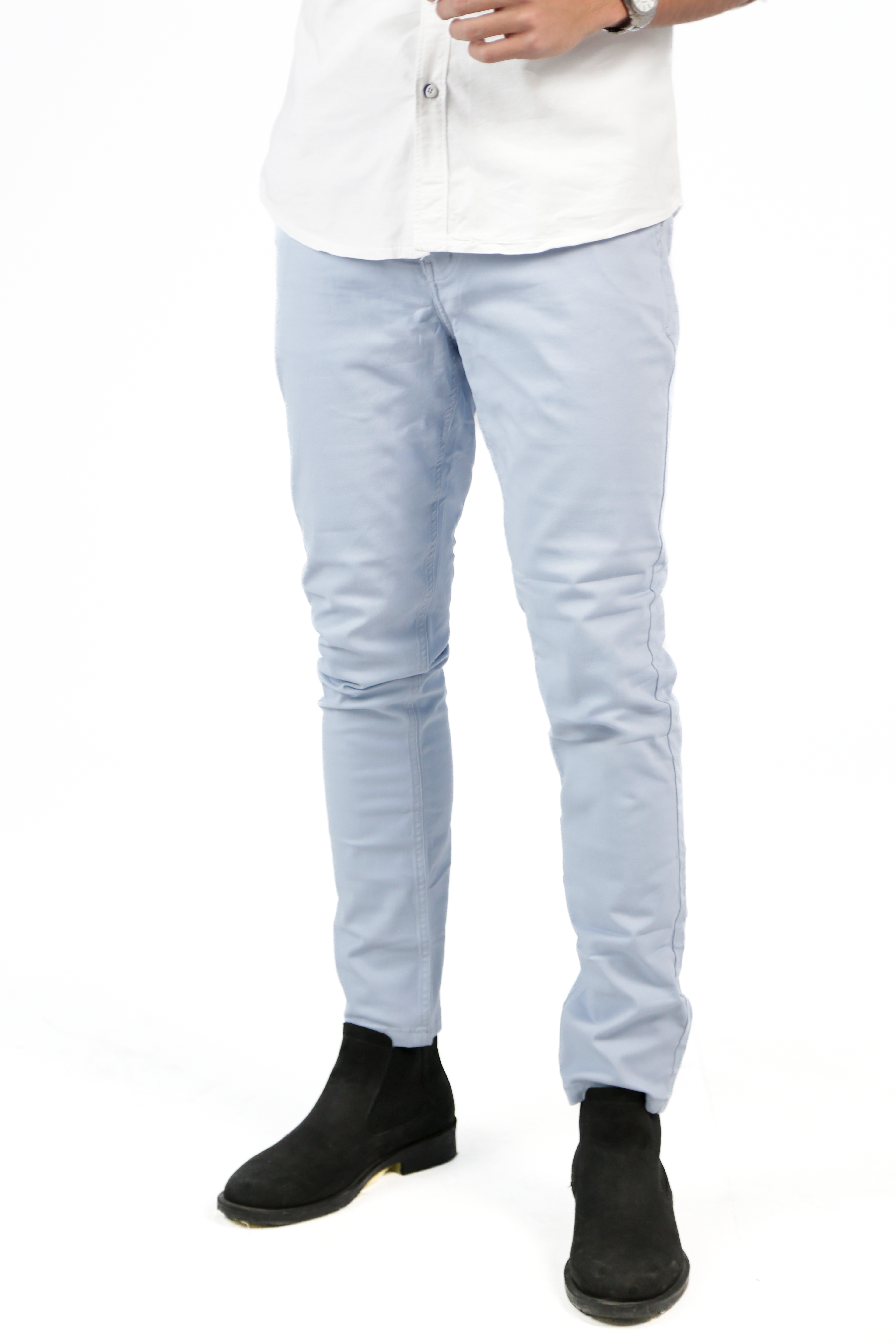 CAVALLY GABARDINE PANTS - BABY BLUE