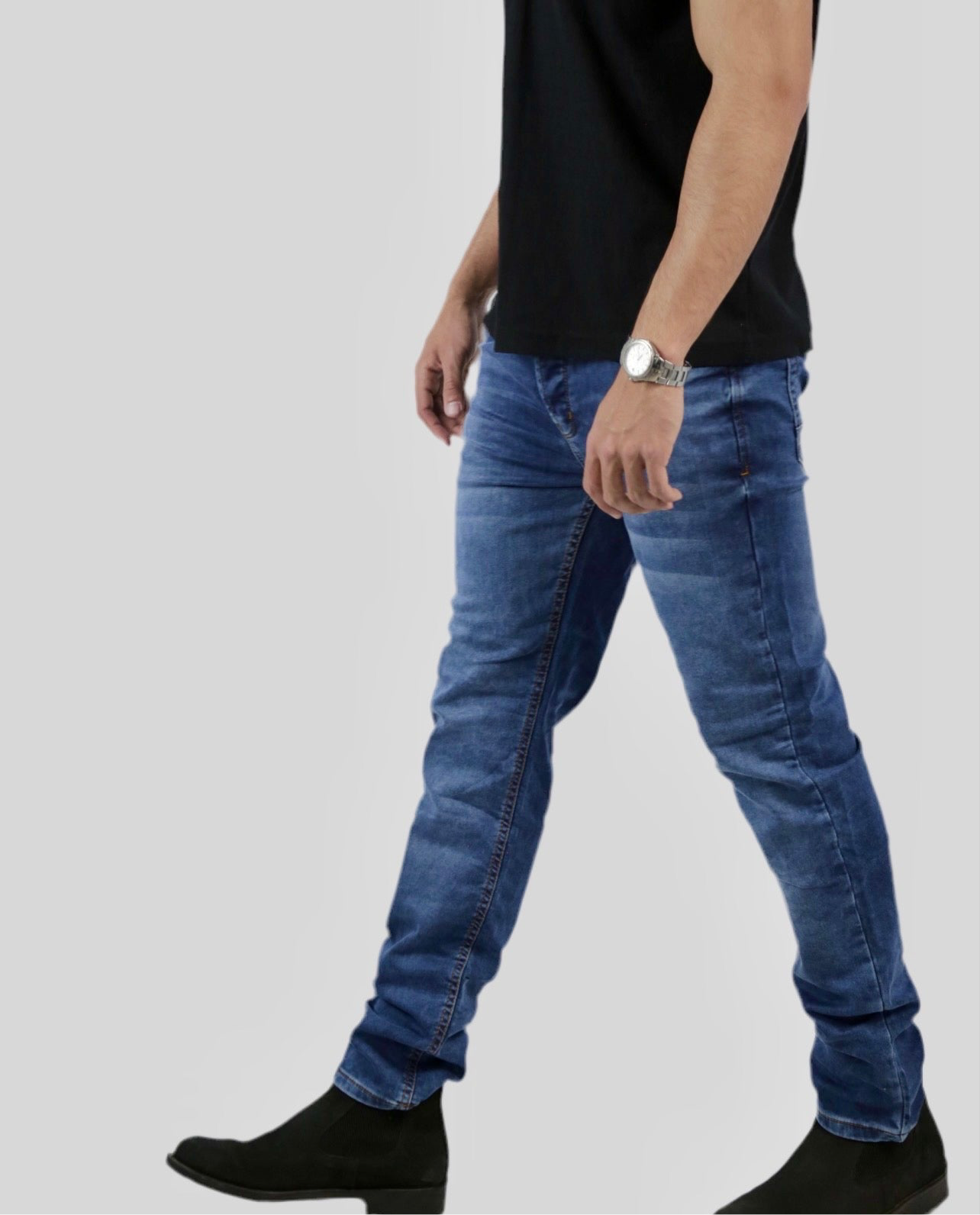 CAVALLY REGULAR FIT JEANS - STONE BLUE