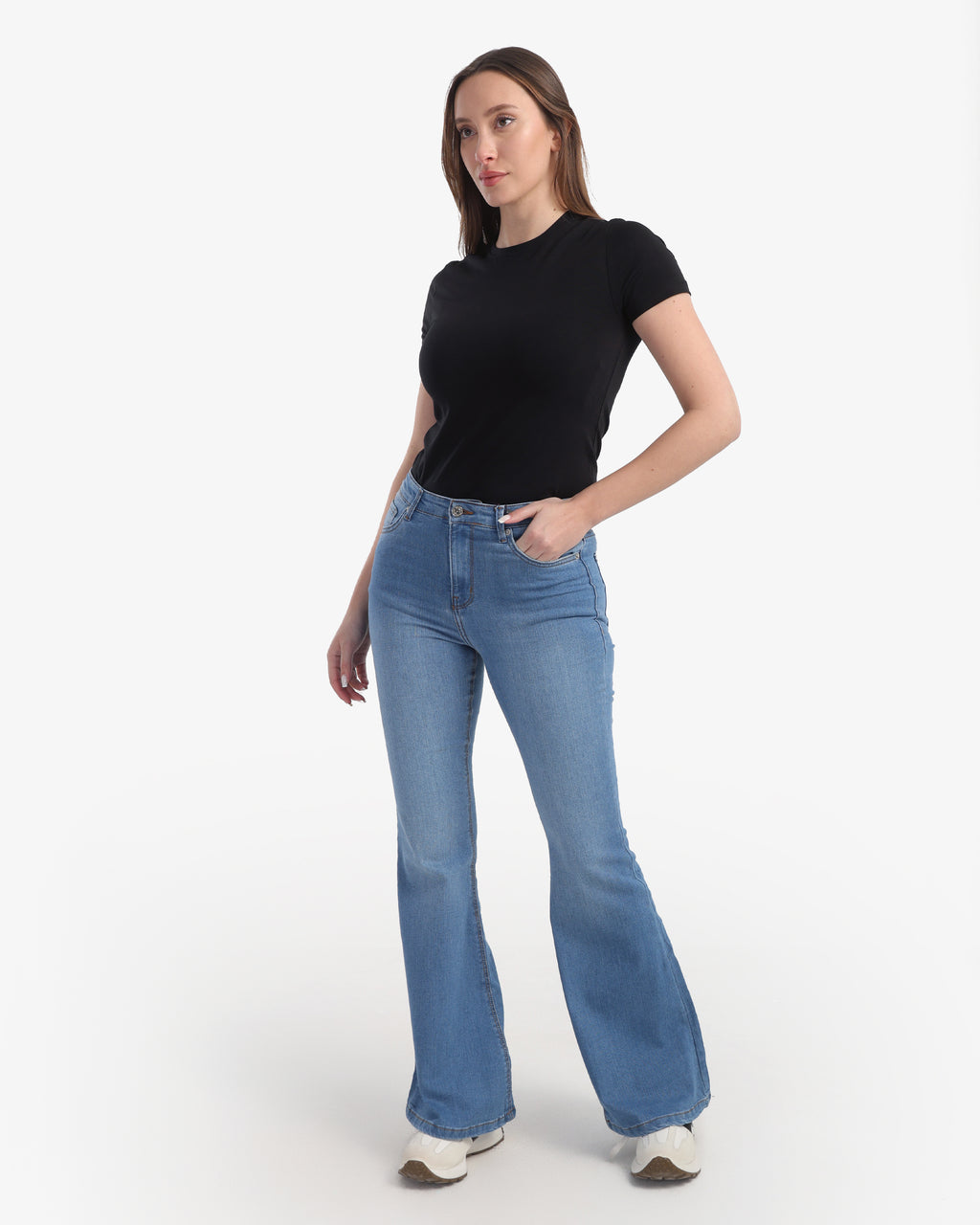 CAVALLY FLARED FIT - Aquamarine Blue