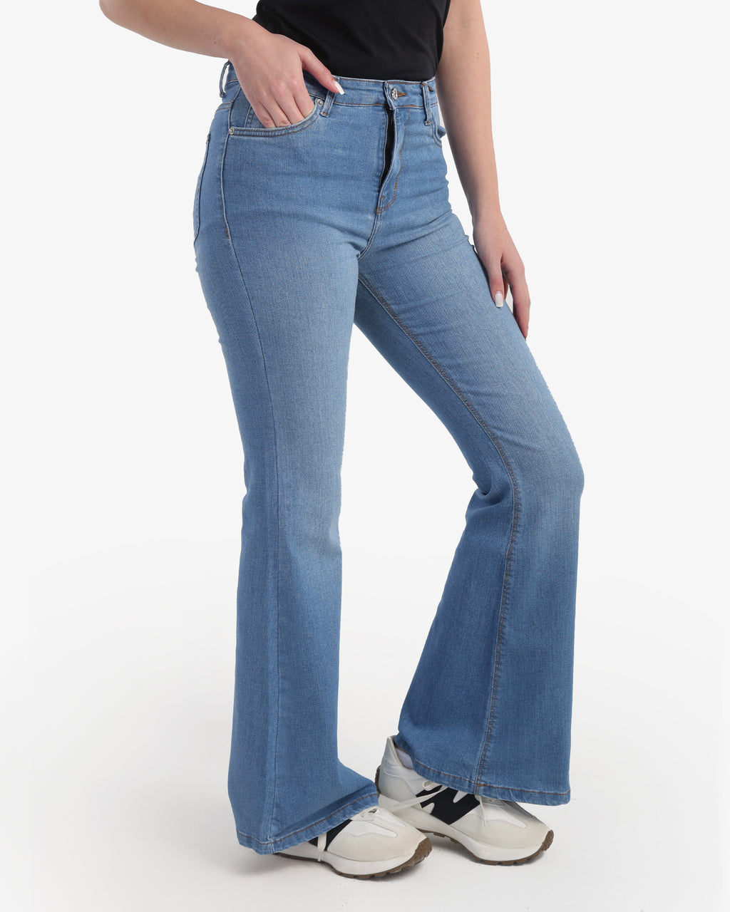 CAVALLY FLARED FIT - Aquamarine Blue