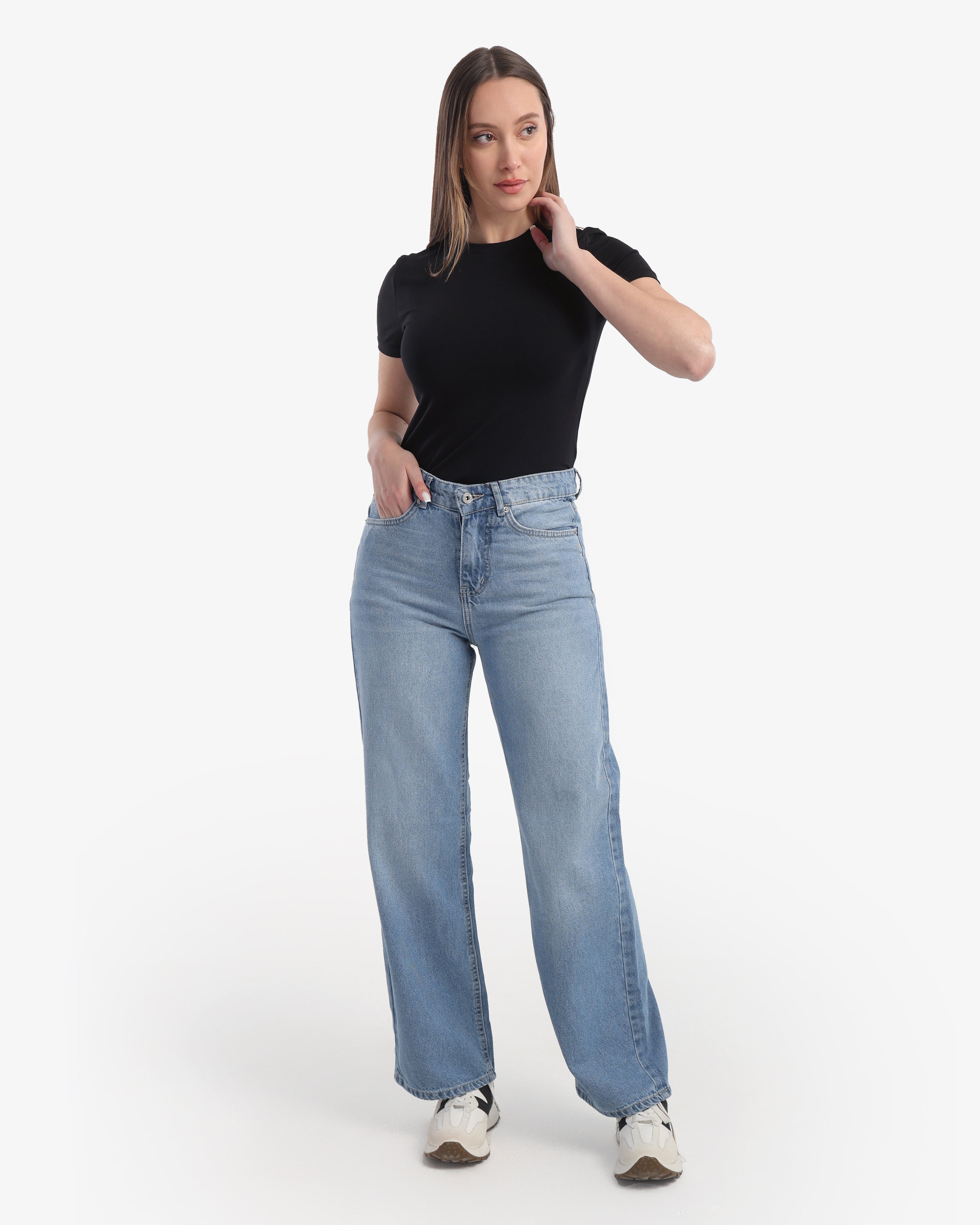 CAVALLY WIDE LEG FIT - ICE BLUE