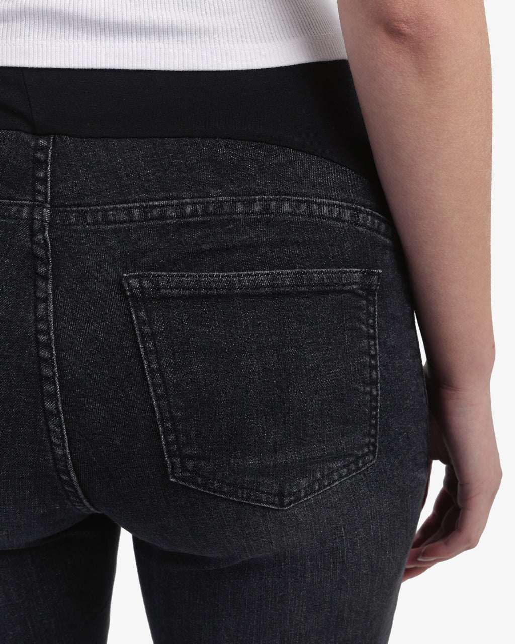 CAVALLY PREGNANCY PANTS - STONE BLACK