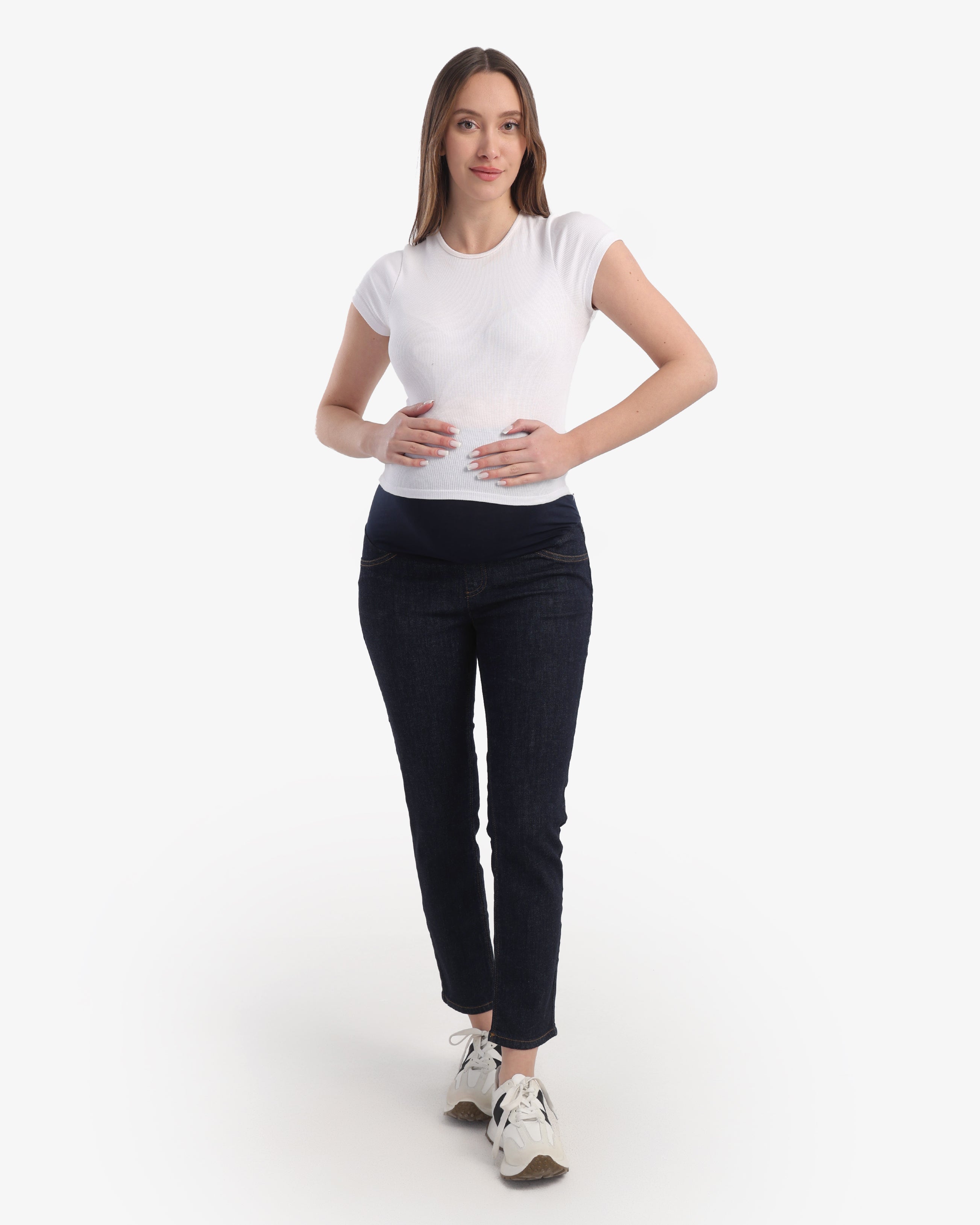 CAVALLY PREGNANCY PANTS - DARK BLUE