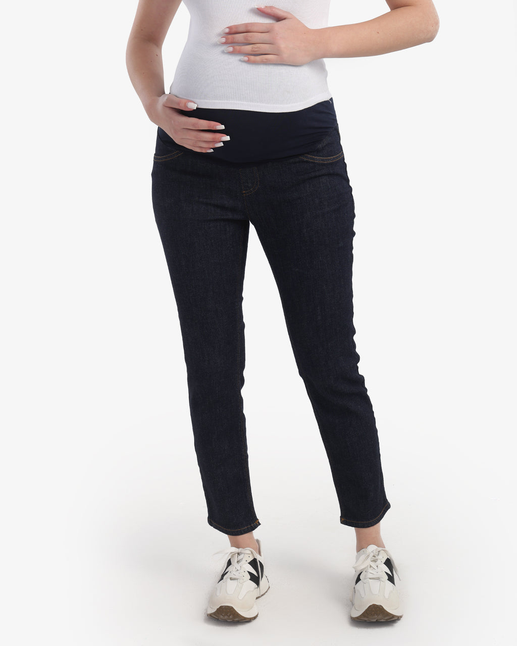 CAVALLY PREGNANCY PANTS - DARK BLUE