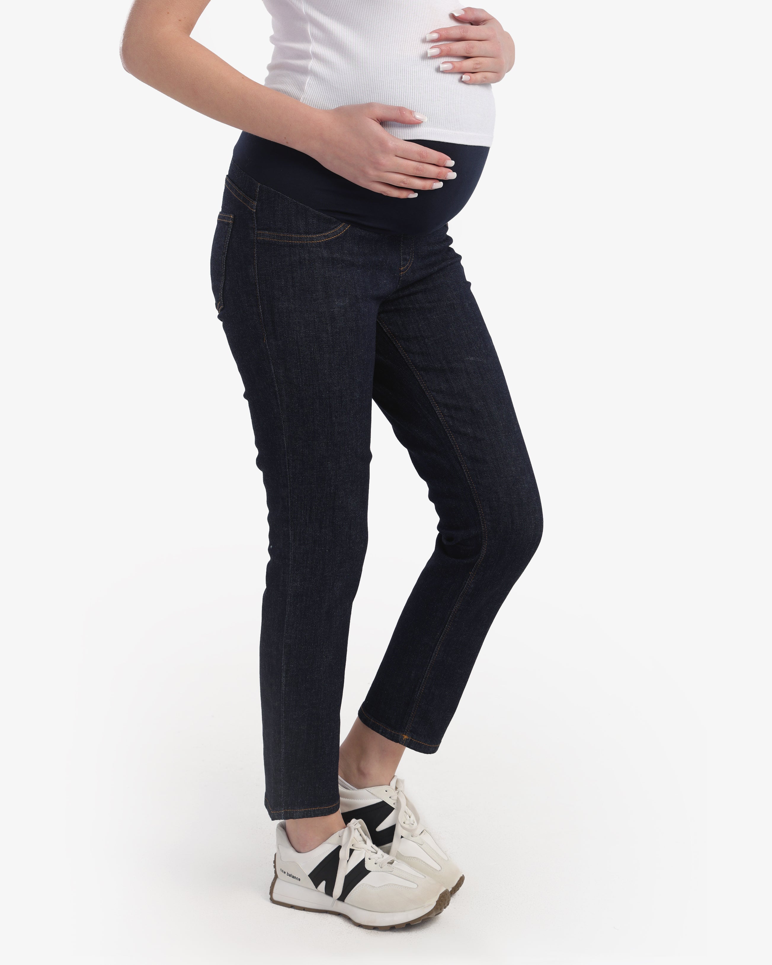 CAVALLY PREGNANCY PANTS - DARK BLUE