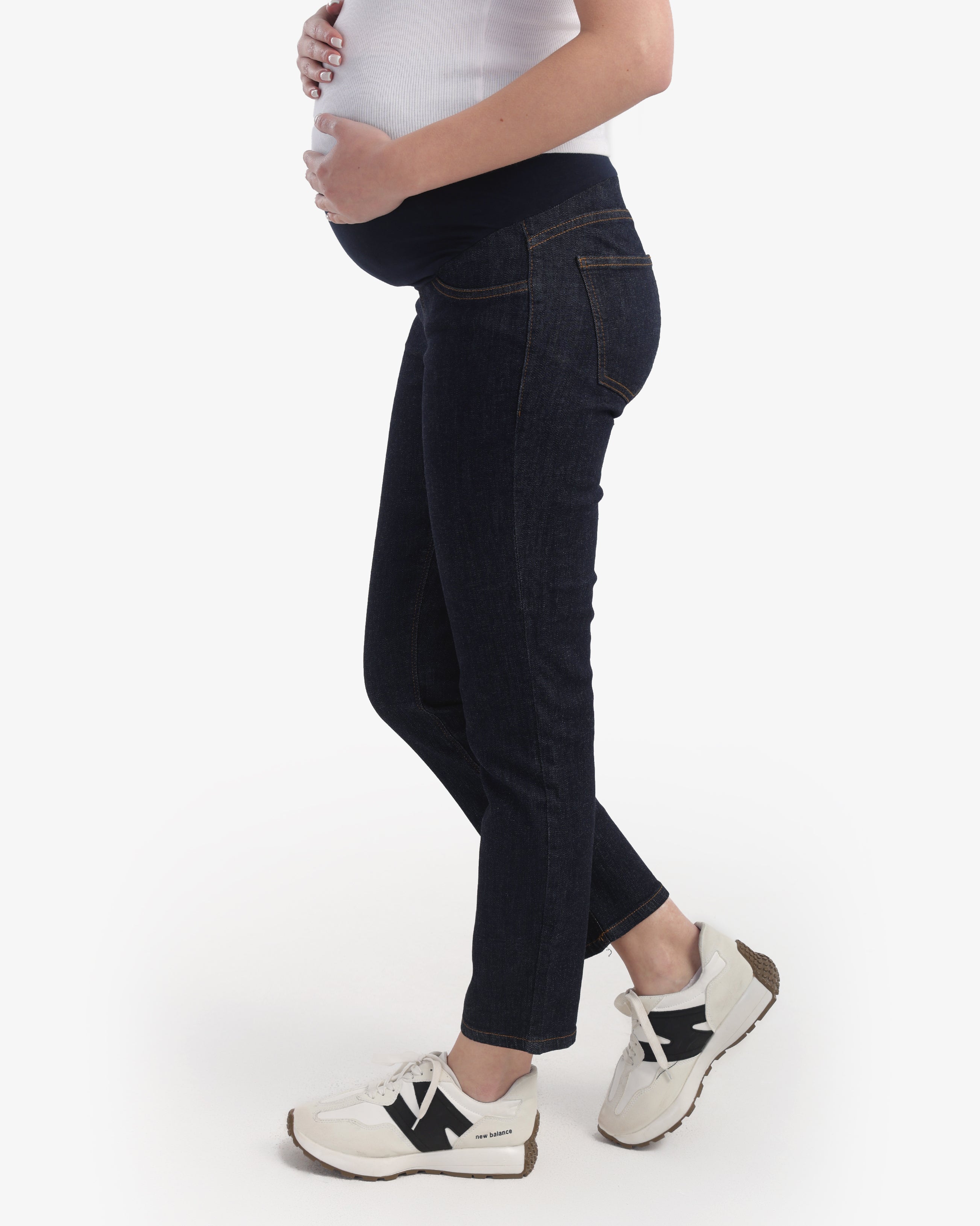 CAVALLY PREGNANCY PANTS - DARK BLUE
